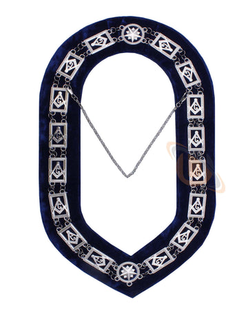 MASONIC BLUE LODGE CHAIN COLLAR SILVER - kitchcutlery